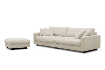 Valencia-sohvaryhmä Extra Syvä 4-istuttava Sohva + Rahi - Beige - Huonekalut - Sohva - Sohvaryhmä