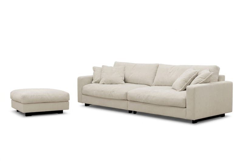 Valencia-sohvaryhmä Extra Syvä 4-istuttava Sohva + Rahi - Beige - Huonekalut - Sohva - Sohvaryhmä