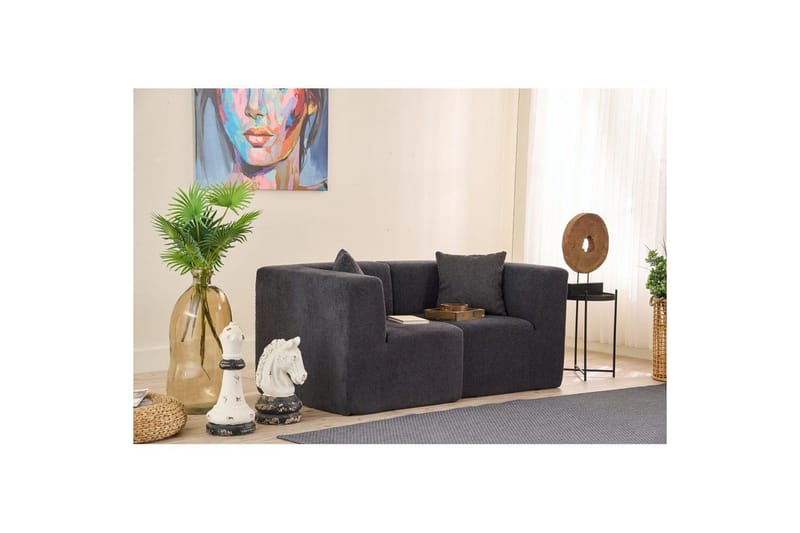 Veyno Sohva 2-sits - Antrasiitti - Huonekalut - Sohva - 2:n istuttava sohva