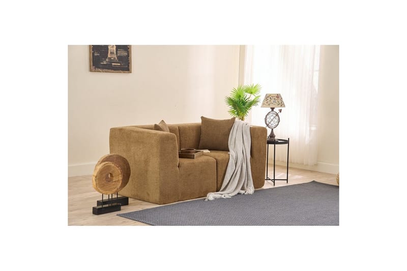 Veyno Sohva 2-sits - Ruskea - Huonekalut - Sohva - 2:n istuttava sohva