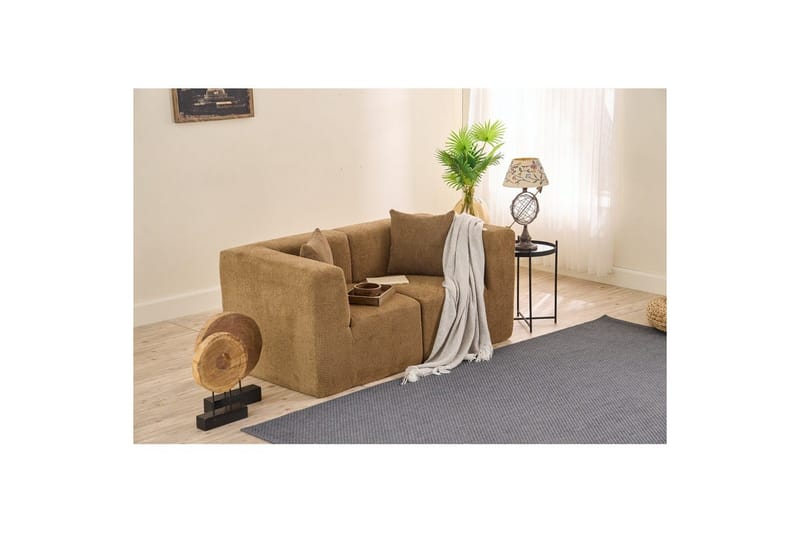 Veyno Sohva 2-sits - Ruskea - Huonekalut - Sohva - 2:n istuttava sohva