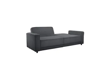 Vuodesohva Allie Antrasiitti, Cordoroy, 81x225x91 cm - Antrasiitti, Cordoroy, 81x225x91 cm - Huonekalut - Sohva - Vuodesohva - 3 istuttava vuodesohva