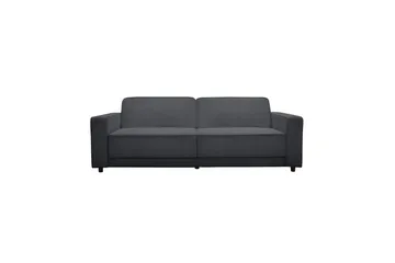 Vuodesohva Allie Antrasiitti, Cordoroy, 81x225x91 cm - Antrasiitti, Cordoroy, 81x225x91 cm - Huonekalut - Sohva - Vuodesohva - 3 istuttava vuodesohva