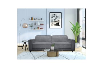 Vuodesohva Allie Antrasiitti, Sametti, 81x225x91 cm