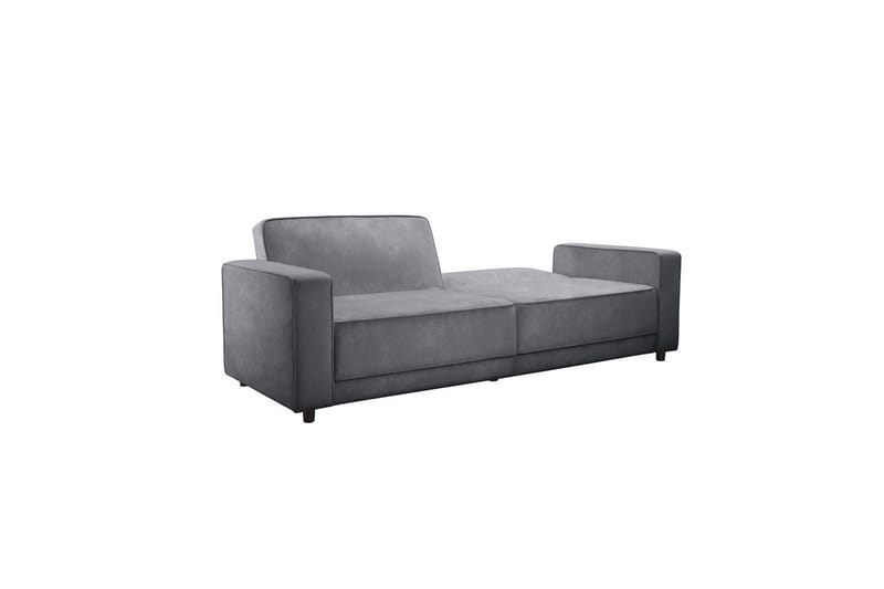 Vuodesohva Allie Antrasiitti, Sametti, 81x225x91 cm - Antrasiitti, Sametti, 81x225x91 cm - Huonekalut - Sohva - Vuodesohva