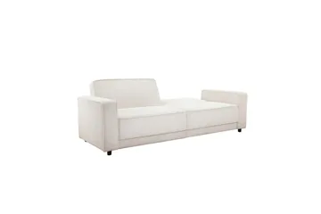Vuodesohva Allie Kermanvärinen, Cordoroy, 81x225x91 cm - Kermanvärinen, Cordoroy, 81x225x91 cm - Huonekalut - Sohva - Vuodesohva - 3 istuttava vuodesohva