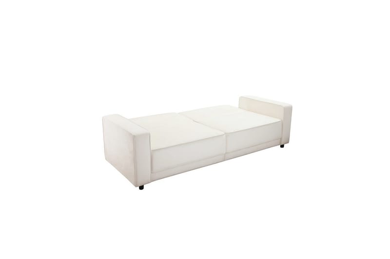 Vuodesohva Allie Kermanvärinen, Sametti, 81x225x91 cm - Kermanvärinen, Sametti, 81x225x91 cm - Huonekalut - Sohva - Vuodesohva - 3 istuttava vuodesohva
