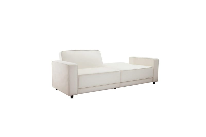 Vuodesohva Allie Kermanvärinen, Sametti, 81x225x91 cm - Kermanvärinen, Sametti, 81x225x91 cm - Huonekalut - Sohva - Vuodesohva - 3 istuttava vuodesohva