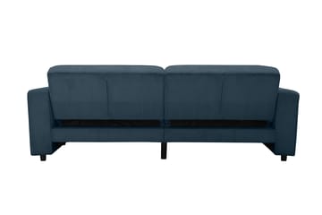 Vuodesohva Allie Sininen, Cordoroy, 81x225x91 cm - Sininen, Cordoroy, 81x225x91 cm - Huonekalut - Sohva - Vuodesohva - 3 istuttava vuodesohva