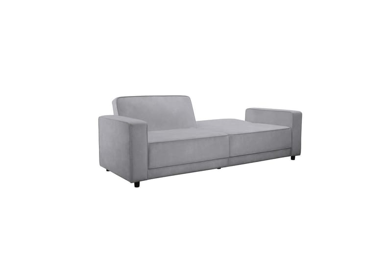 Vuodesohva Allie Vaaleanharmaa, Sametti, 81x225x91 cm - Vaaleanharmaa, Sametti, 81x225x91 cm - Huonekalut - Sohva - Vuodesohva