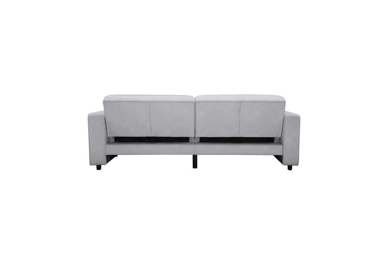 Vuodesohva Allie Vaaleanharmaa, Sametti, 81x225x91 cm - Vaaleanharmaa, Sametti, 81x225x91 cm - Huonekalut - Sohva - Vuodesohva