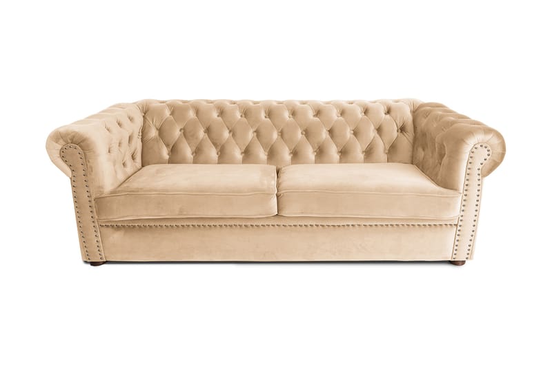 Vuodesohva Chesterfield Deluxe 3:n ist - Huonekalut - Sohva - Vuodesohva - 3 istuttava vuodesohva