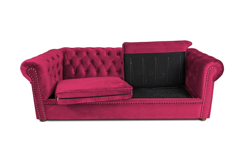 Vuodesohva Chesterfield Deluxe 3:n ist - Huonekalut - Sohva - Vuodesohva - 3 istuttava vuodesohva