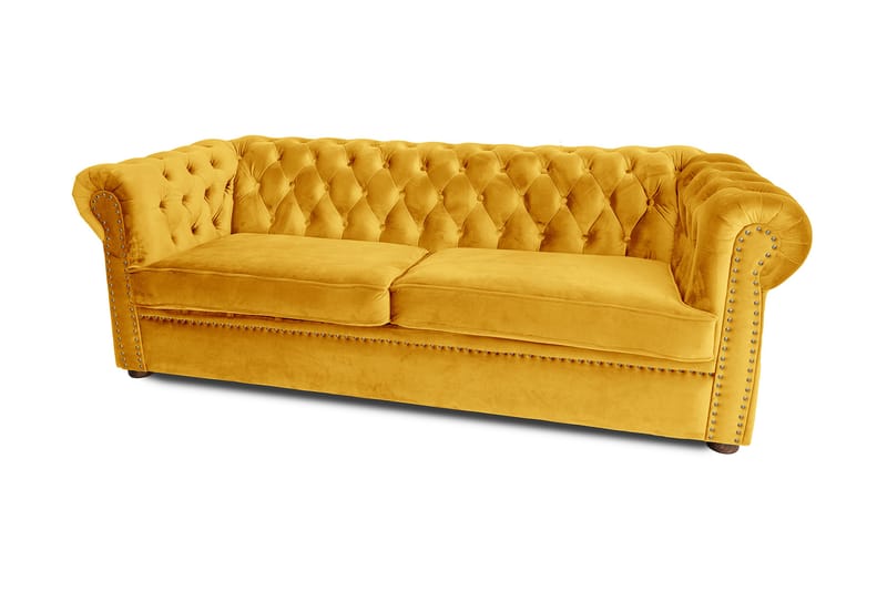 Vuodesohva Chesterfield Deluxe 3:n ist - Huonekalut - Sohva - Vuodesohva - 3 istuttava vuodesohva