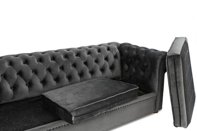 Vuodesohva Chesterfield Deluxe 3:n ist - 3 istuttava vuodesohva - Vuodesohva