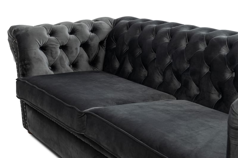 Vuodesohva Chesterfield Deluxe 3:n ist - 3 istuttava vuodesohva - Vuodesohva