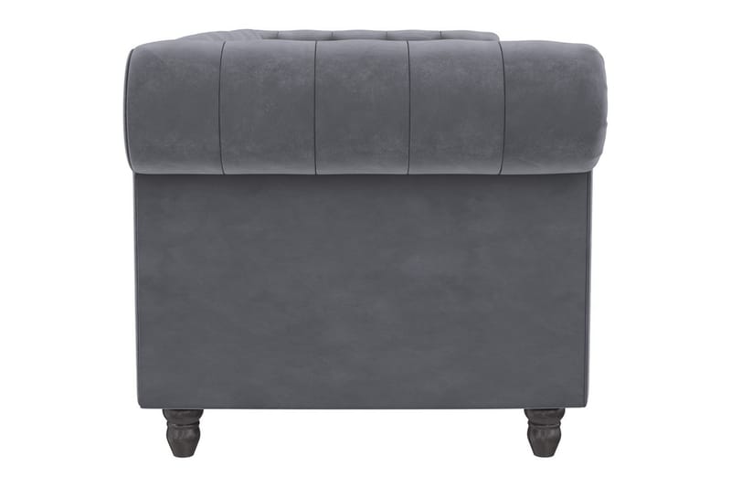 Vuodesohva Felix 236x87x83 cm, Antrasiitti, Sametti - 236x87x83 cm, Antrasiitti, Sametti - Huonekalut - Sohva - Vuodesohva