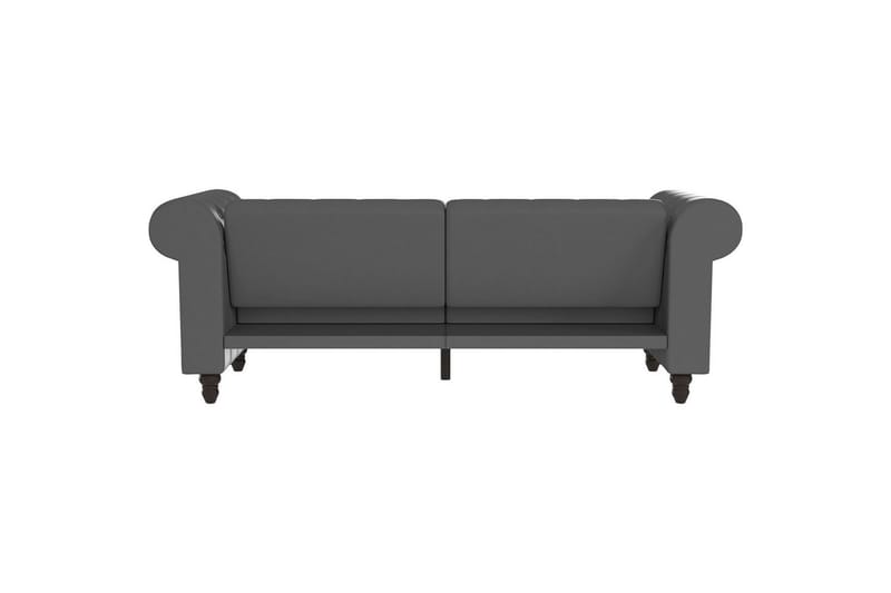 Vuodesohva Felix 236x87x83 cm, Harmaa, PU/Puu/Metalli - 236x87x83 cm, Harmaa, PU/Puu/Metalli - Huonekalut - Sohva - Vuodesohva