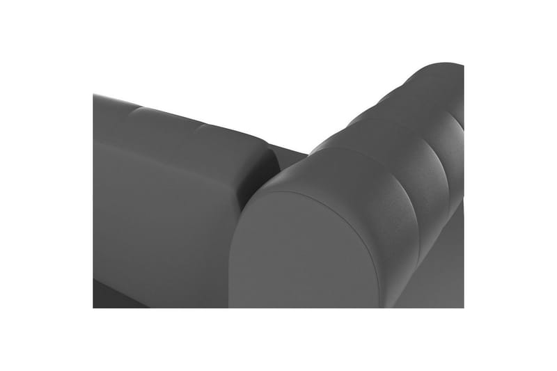 Vuodesohva Felix 236x87x83 cm, Harmaa, PU/Puu/Metalli - 236x87x83 cm, Harmaa, PU/Puu/Metalli - Huonekalut - Sohva - Vuodesohva - 3 istuttava vuodesohva