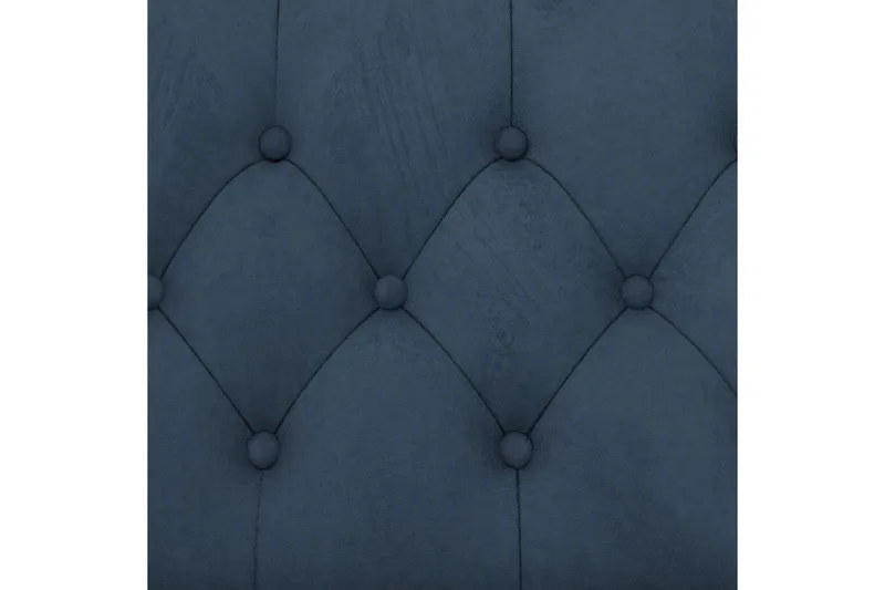 Vuodesohva Felix 236x87x83 cm, Sininen, Sametti - 236x87x83 cm, Sininen, Sametti - Huonekalut - Sohva - Vuodesohva - 3 istuttava vuodesohva