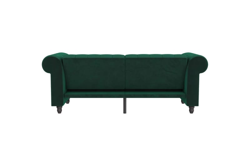 Vuodesohva Felix 236x87x83 cm, Tummanvihreä, Sametti - 236x87x83 cm, Tummanvihreä, Sametti - Huonekalut - Sohva - Vuodesohva