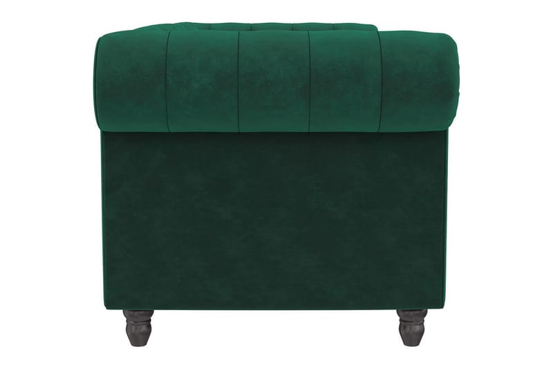 Vuodesohva Felix 236x87x83 cm, Tummanvihreä, Sametti - 236x87x83 cm, Tummanvihreä, Sametti - Huonekalut - Sohva - Vuodesohva