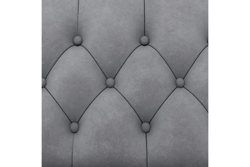 Vuodesohva Felix 236x87x83 cm, Vaaleanharmaa, Sametti - 236x87x83 cm, Vaaleanharmaa, Sametti - Huonekalut - Sohva - Vuodesohva - 3 istuttava vuodesohva