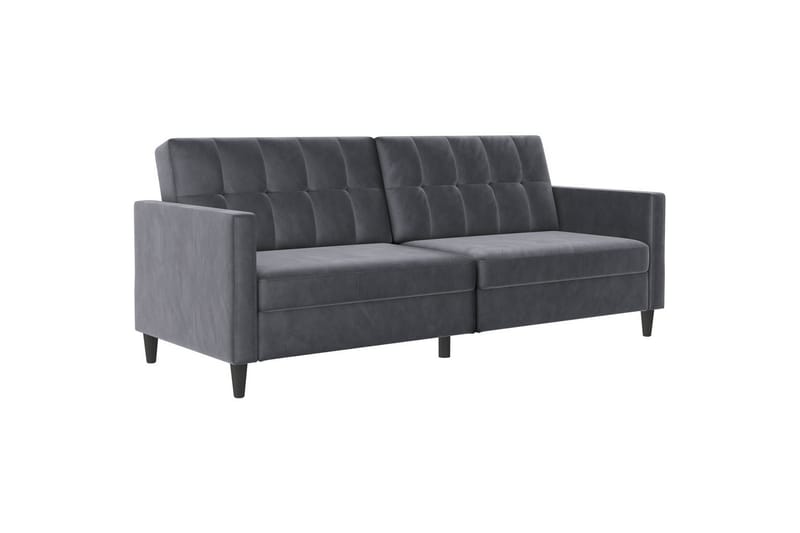 Vuodesohva Hartford 203x83x82 cm, Antrasiitti, Sametti - 203x83x82 cm, Antrasiitti, Sametti - Huonekalut - Sohva - Vuodesohva