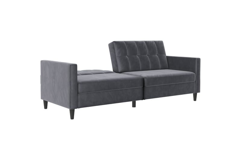 Vuodesohva Hartford 203x83x82 cm, Antrasiitti, Sametti - 203x83x82 cm, Antrasiitti, Sametti - Huonekalut - Sohva - Vuodesohva