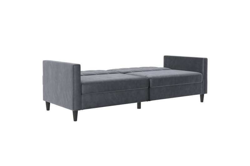 Vuodesohva Hartford 203x83x82 cm, Antrasiitti, Sametti - 203x83x82 cm, Antrasiitti, Sametti - Huonekalut - Sohva - Vuodesohva
