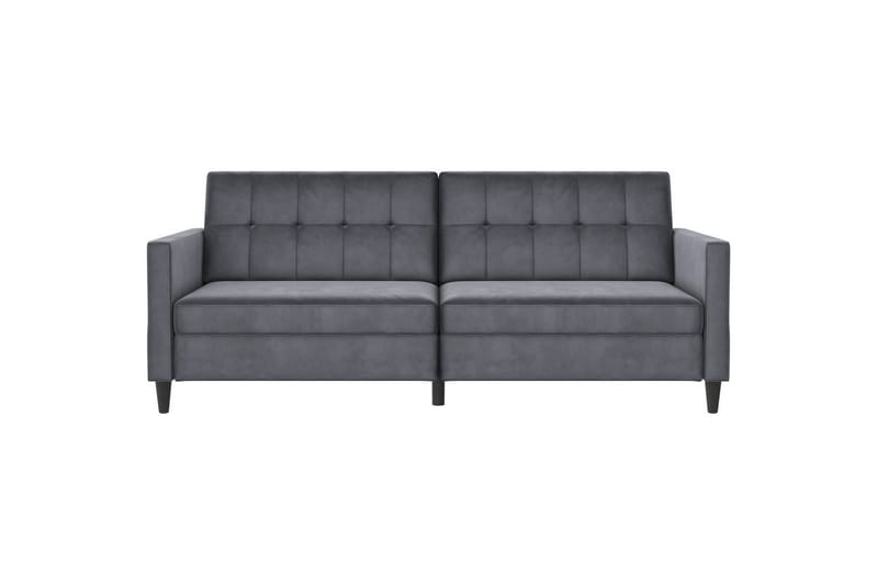 Vuodesohva Hartford 203x83x82 cm, Antrasiitti, Sametti - 203x83x82 cm, Antrasiitti, Sametti - Huonekalut - Sohva - Vuodesohva