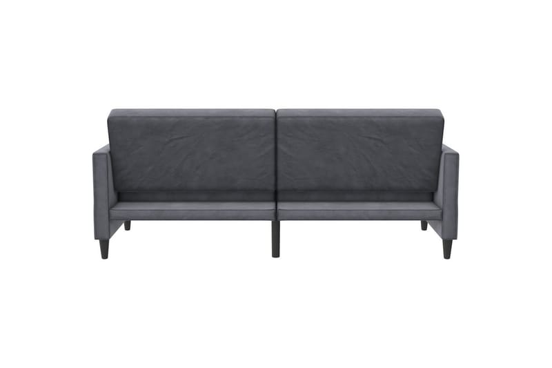 Vuodesohva Hartford 203x83x82 cm, Antrasiitti, Sametti - 203x83x82 cm, Antrasiitti, Sametti - Huonekalut - Sohva - Vuodesohva