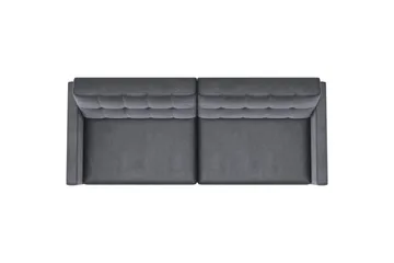 Vuodesohva Hartford 203x83x82 cm, Antrasiitti, Sametti - 203x83x82 cm, Antrasiitti, Sametti - Huonekalut - Sohva - Vuodesohva - 3 istuttava vuodesohva