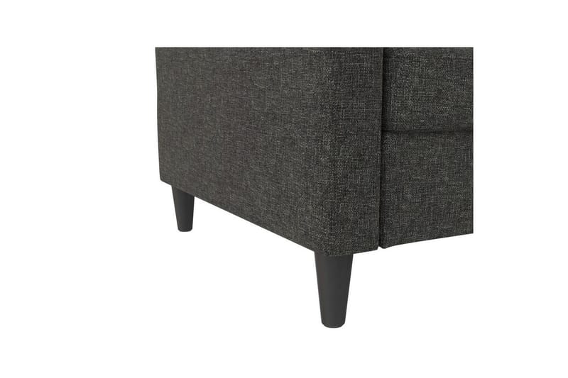 Vuodesohva Hartford 203x83x82 cm, Antrasiitti, Pellavakankaan näköinen (100% polyesteri) - 203x83x82 cm, Antrasiitti, Pellavakankaan näköinen (100% polyesteri) - Huonekalut - Sohva - Vuodesohva - 3 istuttava vuodesohva