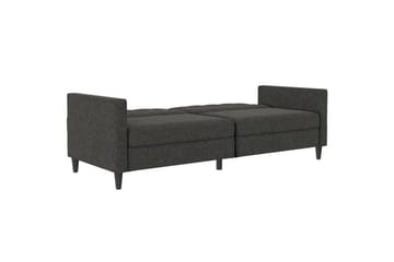 Vuodesohva Hartford 203x83x82 cm, Antrasiitti, Pellavakankaan näköinen (100% polyesteri) - 203x83x82 cm, Antrasiitti, Pellavakankaan näköinen (100% polyesteri) - Huonekalut - Sohva - Vuodesohva - 3 istuttava vuodesohva