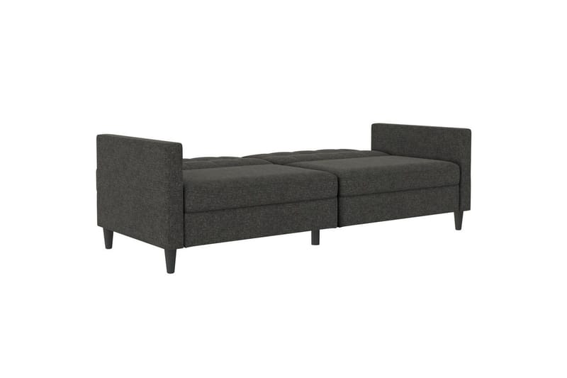 Vuodesohva Hartford 203x83x82 cm, Antrasiitti, Pellavakankaan näköinen (100% polyesteri) - 203x83x82 cm, Antrasiitti, Pellavakankaan näköinen (100% polyesteri) - Huonekalut - Sohva - Vuodesohva - 3 istuttava vuodesohva