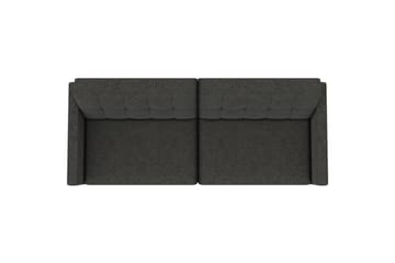 Vuodesohva Hartford 203x83x82 cm, Antrasiitti, Pellavakankaan näköinen (100% polyesteri) - 203x83x82 cm, Antrasiitti, Pellavakankaan näköinen (100% polyesteri) - Huonekalut - Sohva - Vuodesohva - 3 istuttava vuodesohva
