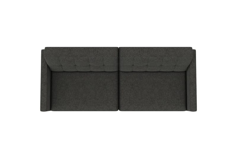 Vuodesohva Hartford 203x83x82 cm, Antrasiitti, Pellavakankaan näköinen (100% polyesteri) - 203x83x82 cm, Antrasiitti, Pellavakankaan näköinen (100% polyesteri) - Huonekalut - Sohva - Vuodesohva - 3 istuttava vuodesohva