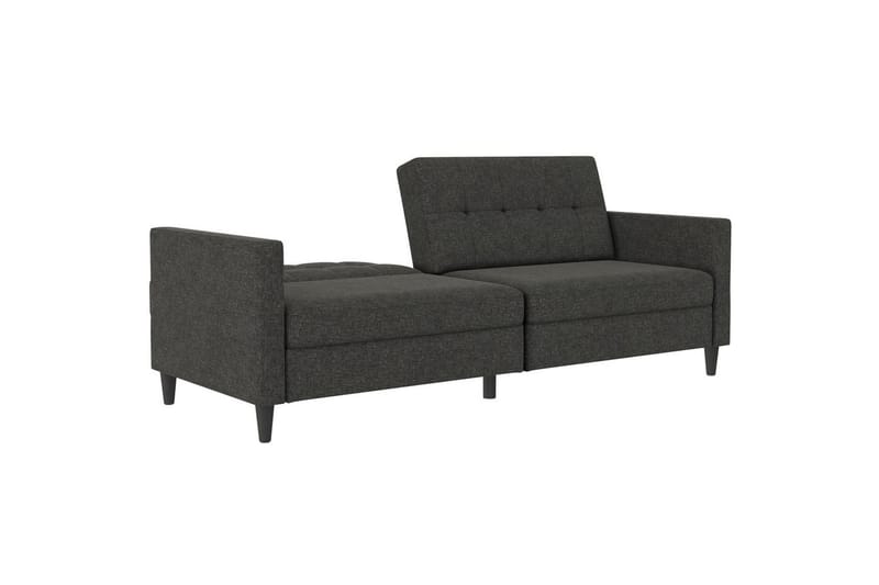 Vuodesohva Hartford 203x83x82 cm, Antrasiitti, Pellavakankaan näköinen (100% polyesteri) - 203x83x82 cm, Antrasiitti, Pellavakankaan näköinen (100% polyesteri) - Huonekalut - Sohva - Vuodesohva