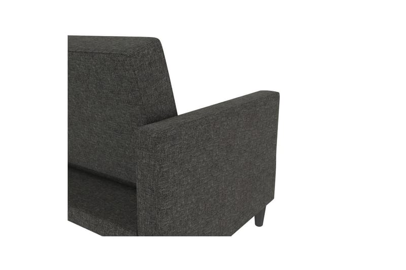 Vuodesohva Hartford 203x83x82 cm, Antrasiitti, Pellavakankaan näköinen (100% polyesteri) - 203x83x82 cm, Antrasiitti, Pellavakankaan näköinen (100% polyesteri) - Huonekalut - Sohva - Vuodesohva