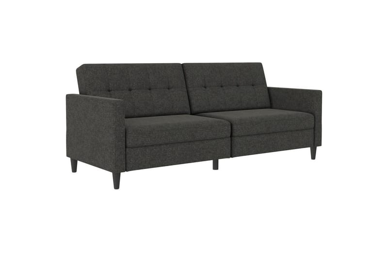 Vuodesohva Hartford 203x83x82 cm, Antrasiitti, Pellavakankaan näköinen (100% polyesteri), 203x83x82 cm, Antrasiitti, Pellavakankaan näköinen (100% polyesteri)
