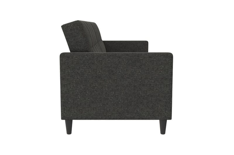 Vuodesohva Hartford 203x83x82 cm, Antrasiitti, Pellavakankaan näköinen (100% polyesteri) - 203x83x82 cm, Antrasiitti, Pellavakankaan näköinen (100% polyesteri) - Huonekalut - Sohva - Vuodesohva - 3 istuttava vuodesohva