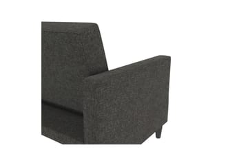 Vuodesohva Hartford 203x83x82 cm, Antrasiitti, Pellavakankaan näköinen (100% polyesteri) - 203x83x82 cm, Antrasiitti, Pellavakankaan näköinen (100% polyesteri) - Huonekalut - Sohva - Vuodesohva - 3 istuttava vuodesohva