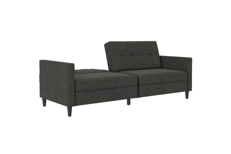 Vuodesohva Hartford 203x83x82 cm, Antrasiitti, Pellavakankaan näköinen (100% polyesteri) - 203x83x82 cm, Antrasiitti, Pellavakankaan näköinen (100% polyesteri) - Huonekalut - Sohva - Vuodesohva - 3 istuttava vuodesohva