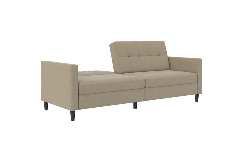 Vuodesohva Hartford 203x83x82 cm, Cappucino, Pellavakankaan näköinen (100% polyesteri) - 203x83x82 cm, Cappucino, Pellavakankaan näköinen (100% polyesteri) - Huonekalut - Sohva - Vuodesohva
