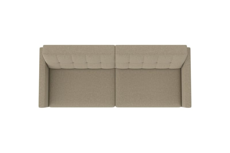 Vuodesohva Hartford 203x83x82 cm, Cappucino, Pellavakankaan näköinen (100% polyesteri) - 203x83x82 cm, Cappucino, Pellavakankaan näköinen (100% polyesteri) - Huonekalut - Sohva - Vuodesohva