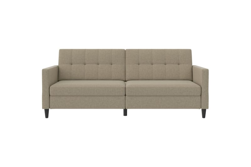Vuodesohva Hartford 203x83x82 cm, Cappucino, Pellavakankaan näköinen (100% polyesteri) - 203x83x82 cm, Cappucino, Pellavakankaan näköinen (100% polyesteri) - Huonekalut - Sohva - Vuodesohva