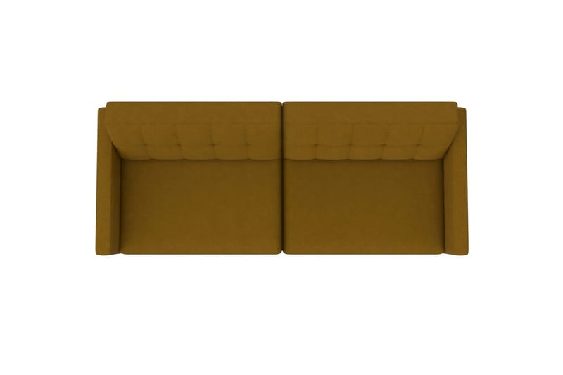 Vuodesohva Hartford 203x83x82 cm, Curry, Pellavakankaan näköinen (100% polyesteri) - 203x83x82 cm, Curry, Pellavakankaan näköinen (100% polyesteri) - Huonekalut - Sohva - Vuodesohva