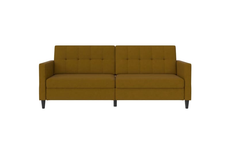 Vuodesohva Hartford 203x83x82 cm, Curry, Pellavakankaan näköinen (100% polyesteri) - 203x83x82 cm, Curry, Pellavakankaan näköinen (100% polyesteri) - Huonekalut - Sohva - Vuodesohva