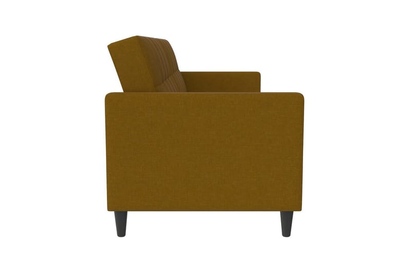 Vuodesohva Hartford 203x83x82 cm, Curry, Pellavakankaan näköinen (100% polyesteri) - 203x83x82 cm, Curry, Pellavakankaan näköinen (100% polyesteri) - Huonekalut - Sohva - Vuodesohva